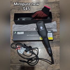 🔥 New Miropure Hair brush straightner